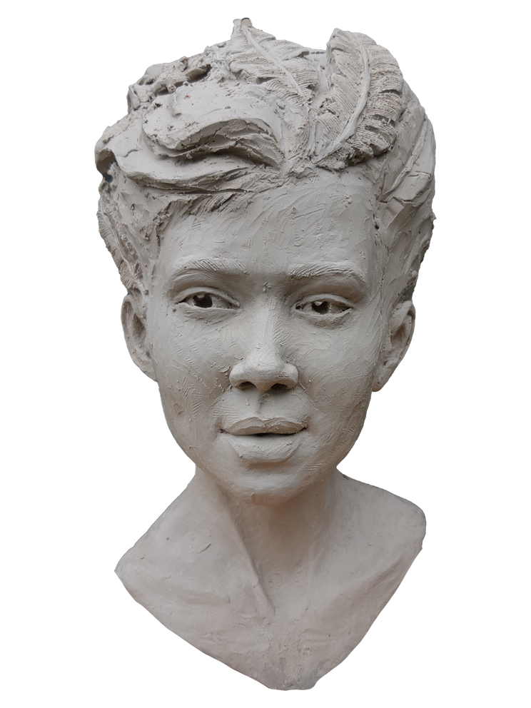 Sculpture en terre cuite. Axelle Perret, Toulouse.