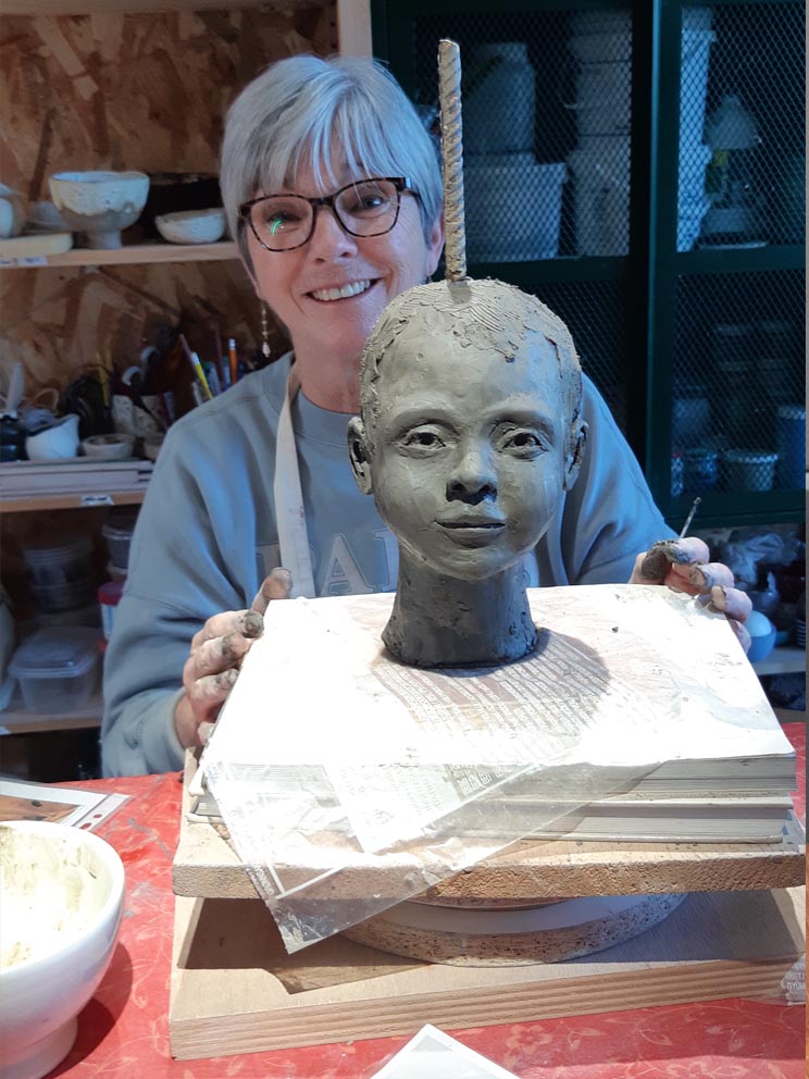Une élève et son œuvre après 3 cours. Axelle Perret, Toulouse