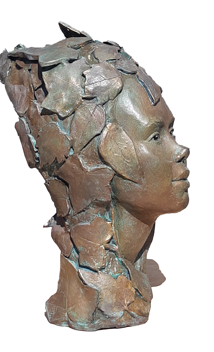 Sculpture en terre cuite patinée. Axelle Perret, Toulouse.